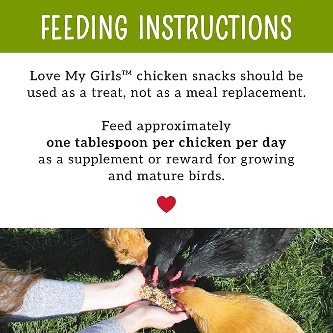 Love My Girls: Chicken Snacks - Pumpkin & Worms - 2lb Bag - Global Harvest, Gourmet Multi-Grain Treats, Corn-Free, Nutritious & Protein Rich Mealworms