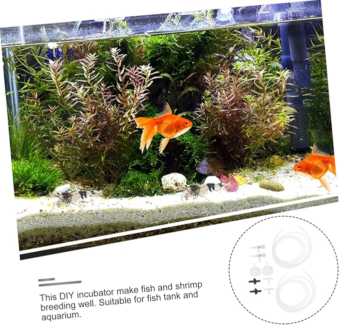 Happyyami 2 Sets DIY Shrimp Hatching Kits with Soda Bottle Accessories Transparent Artemia Hatchery for Aquarium Brine Egg Incubator Aquarium Fish Tank Breeding
