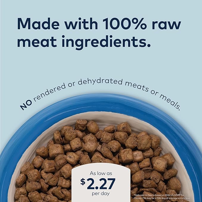 ZIWI Peak Steam & Dried Dog Food - Cage-Free Chicken w/Fruits - High Protein, Low Carb, All Breeds & Lifestages, for Digestive Health (52.8oz)
