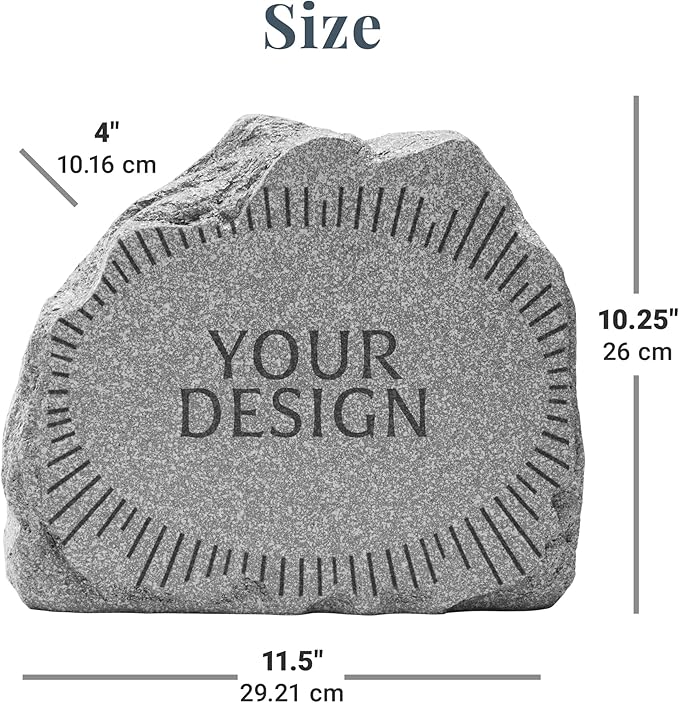Let's Make Memories Personalized Pet Garden Stone - Sympathy, Condolences - Upright Dog, Cat Memorial - Over The Rainbow Bridge