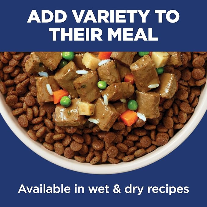 Hill's Science Diet Adult 7+, Senior Adult 7+ Premium Nutrition, Dry Dog Food, Chicken, Brown Rice, & Barley, 5 lb Bag