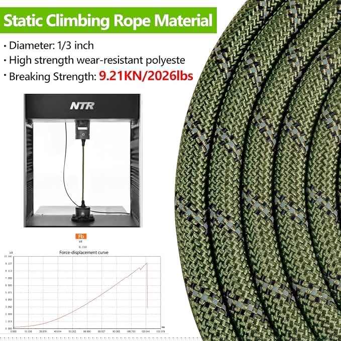NTR 8FT Heavy Duty Dog Leash, Olive Rope Dog Leash with Swivel Lockable Hook and Comfortable Padded Handle, Cat Puppy Leash Lead for Small Medium Large Dogs Training, Playing, Camping,or Backyard