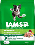 IAMS Proactive Health Adult Minichunks Dry Dog Food Chicken & Whole Grain Recipe, 40 lb. Bag
