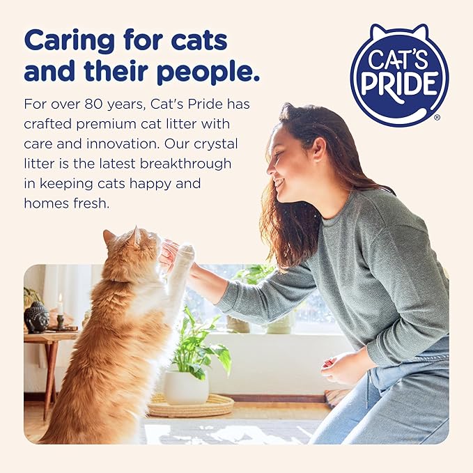 Ultra Clumping Micro Crystals Cat Litter - Dust Free, Soft on Paws, Fragrance Free - 5 Lbs.
