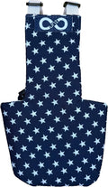 Chicken Diapers Duck Diaper Diaperalls for Hens, Roosters, Ducks, Ducklings - Reusable, Adjustable by Uni Infinity (Stars USA, Chicken Small, 1, Count)