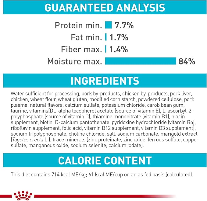 Royal Canin Feline Care Nutrition Urinary Care Adult Thin Slices in Gravy Cat Food, 3 oz (Pack of 6)