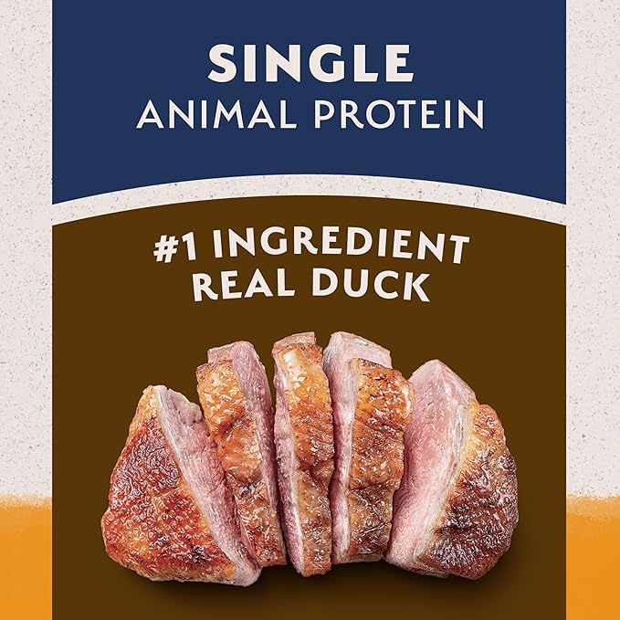 Natural Balance Limited Ingredient Adult Grain-Free Dry Dog Food, Reserve Duck & Potato Recipe, 4 Pound (Pack of 1)