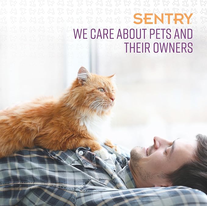 Sentry Calming Collar for Cats, Long-Lasting Pheromone Collar Helps Calm Cats for 30 Days, Reduces Stress, Anxiety, Loud Noises and Separation, 3 Count