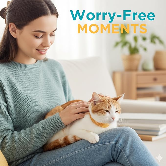 Only Natural Pet EasyDefense Non-Toxic Flea & Tick Cat Collar. Single Collar Protects for 3 Months(Pack of 3)