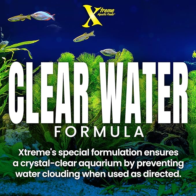 Xtreme Community Peewee 1.5mm Pellets: Slow Sinking & Ideal for Community Fish - Boosts Immune & Digestive Health, Enhances Color & Energy, Max Protein Fish Food – USA Farm Grown (5oz)
