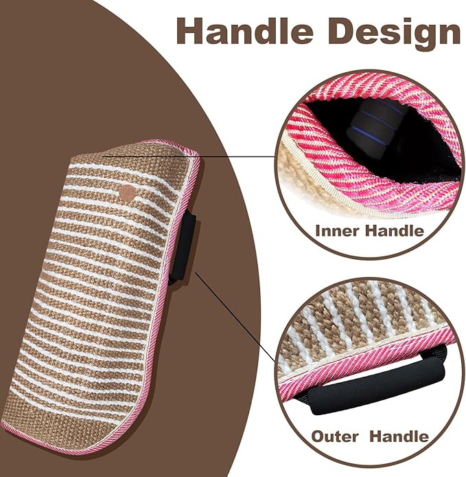 Professional Dog Bite Training Set - Tough Dog Bite Sleeve, Protection for K9, Pitbull, German Shepherd (2 Pack)