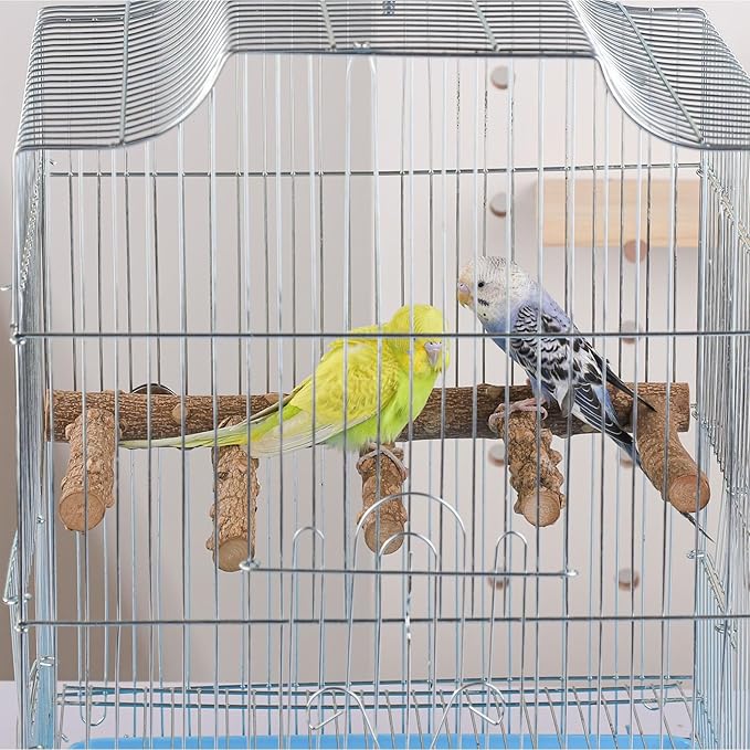 IBWell Bird Ladder for Cage Bird Stands for Parrots Parakeet Perches Cockatiel Perch Natural Bird Perches Budgie Perch