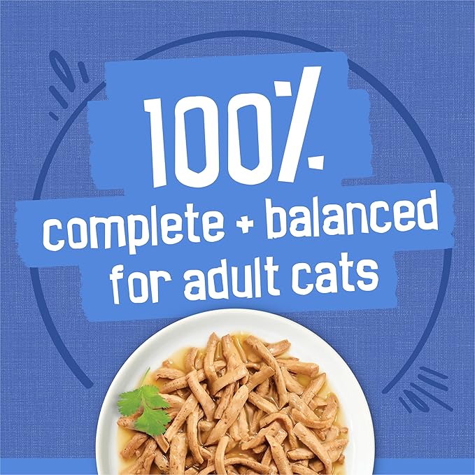Friskies Purina Gravy Wet Cat Food Variety Pack,Savory Shreds with Beef,Turkey and Cheese Dinner,Chicken and Salmon Dinner,with Ocean Whitefish-and Tuna - 5.5 oz. Cans,(Pack of 64)