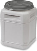 Mighty Tuff Airtight Dog Food Storage Container – 10 Gal, up to 40 lb Capacity – Cat and Dog Food Container with Twist Lid & Handles – BPA-Free, Made in USA