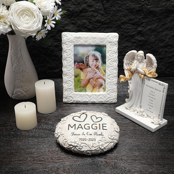 Personalized Rooster Memorial Stone, Pet Grave Marker Chicken, Rooster Headstone, Rooster Tombstone, Rooster Gravestone, Rooster Memorial Stone, Rooster Memorial Gifts