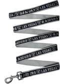 NFL PET Las Vegas Raiders Dog Leash, Medium Football Team Leash for Dogs & Cats - Shiny & Colorful, Licensed by The NFL