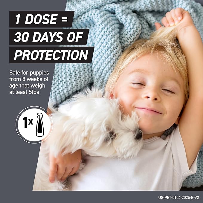 FRONTLINE Shield Flea & Tick Treatment for Small Dogs 11-20 lbs., Count of 3