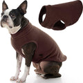 Gooby Stretch Fleece Vest Dog Sweater - Brown, X-Large - Warm Pullover Super Stretchy Fleece Dog Jacket for Small to Large Dogs