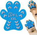 Anti-Slip Dog Paw Protector Pads for Senior Dogs, Dog Paw Blue Stickers with Strong Traction on Hardwood Floor, Dog Essentials,12sets(48pcs) XXL 61-80lbs