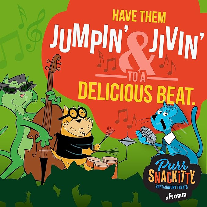Fromm PurrSnackitty Liver Flavor Snackitties Treats - Premium Soft & Savory Cat Treats - Pack of (3) 3 oz Bags