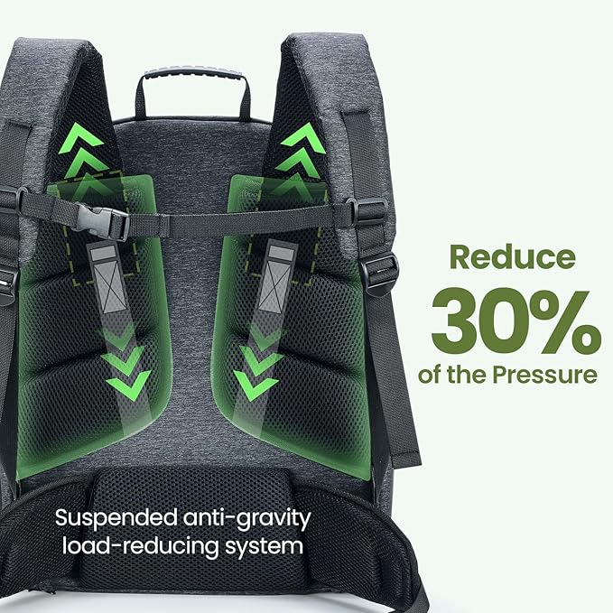 Pecute Cat Backpack Carrier, 30% Energy Saving Breathable Pet Backpack, Foldable Ergonomic Travel Carrier for Cats and Small Dogs, Ideal for Hiking, Outdoor Trips & Vet Visits