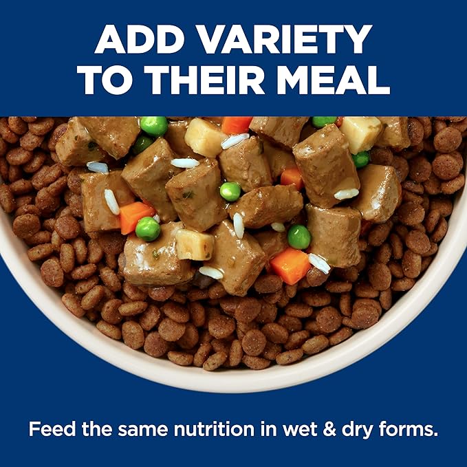 Hill's Science Diet Adult 7+ Wet Dog Food, Beef & Barley, 5.8 oz. Cans, 24-Pack