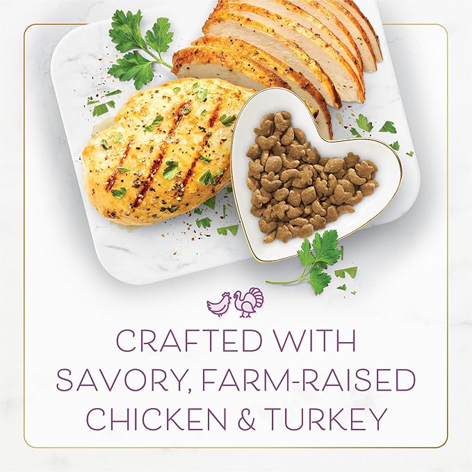 Purina Fancy Feast Dry Cat Food with Savory Farm-Raised Chicken and Turkey - 3 lb. Bag