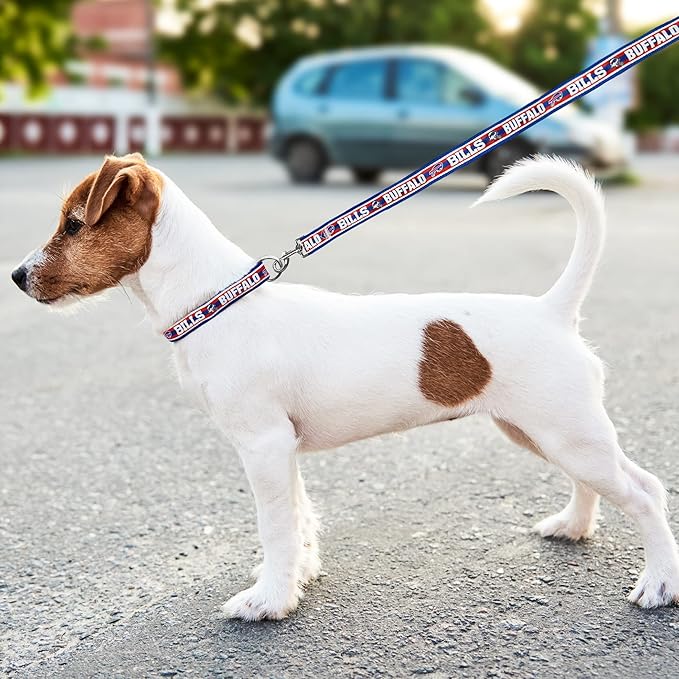 NFL PET Leash Buffalo Bills Dog Leash, Medium Football Team Leash for Dogs & Cats. A Shiny & Colorful Cat Leash & Dog Leash Licensed by The NFL