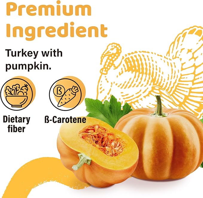iPaw 5 Stock-Up Combo Turkey Dog Treats, All Natural Human Grade Dog Treat, Suitable for Training chew, US Sourced Raw Material, Hypoallergenic, Rawhide Alternative, Braided Stick (Pumpkin)