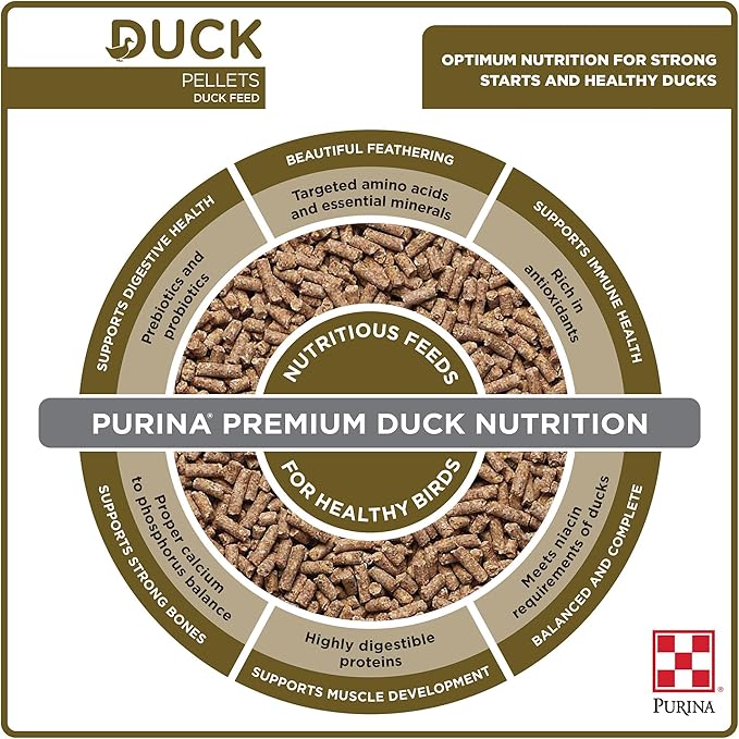 Purina Duck Feed for All Life-Stages | 40 Pound (40 lb.) Bag