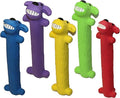 Multipet Loofa Latex Dog Toy Size:Pack of 2 Color:Assorted