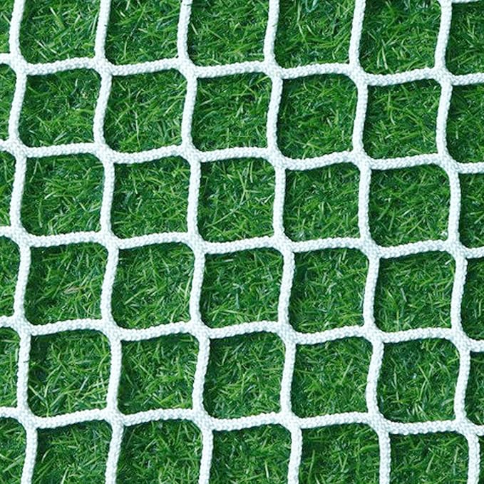 Safety Rope Net Kids Pet Stair Balcony Protection Net Baseball Softball Backstop Nets Outdoor Knotless Sports Netting(Size:4M×6M(13.1FT×19.7FT),Color:White)