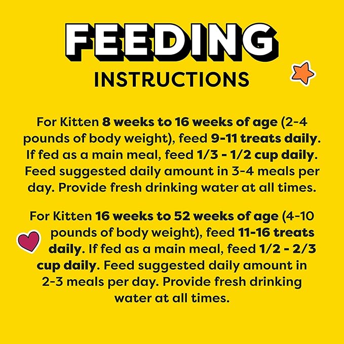 Temptations Kitten Treats Classic Crunchy and Soft Cat Treats, Chicken and Dairy Flavor, 3 oz. Pouch (Pack of 12)