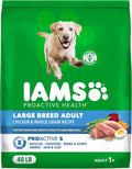 IAMS Proactive Health Large Breed Adult Dry Dog Food Chicken & Whole Grain Recipe, 40 lb. Bag