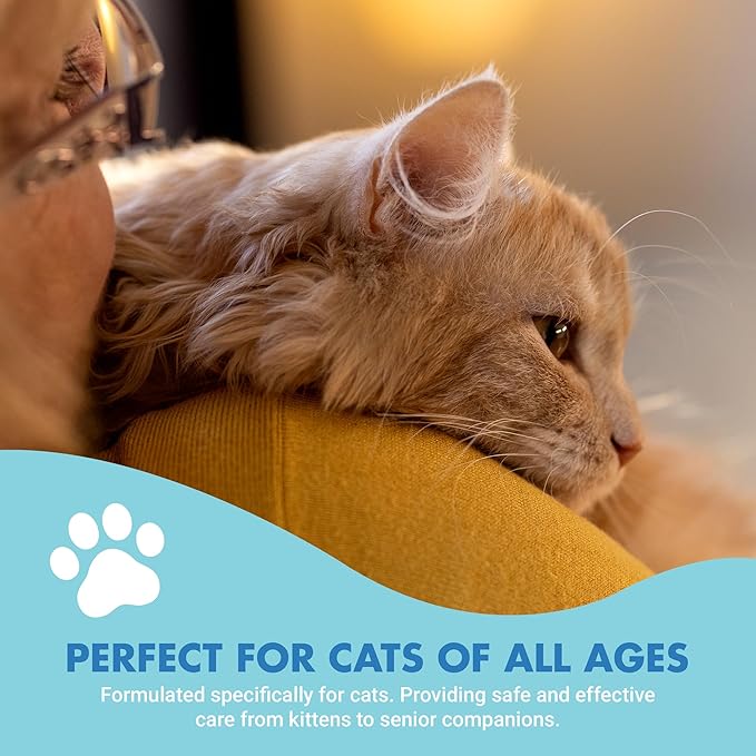 LIQUID-VET Ultimate Cat Teeth Cleaning for Comprehensive Dental Care SPECIFICALLY Formulated for Cats: Freshen Bad Breath Solutions for Superior Cat Oral Hygiene and Pet Dental Health.