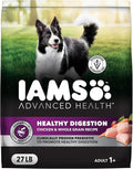 IAMS Advanced Health Dry Dog Food Healthy Digestion, Adult Dog Food with Real Chicken Recipe, 27 lb. Bag