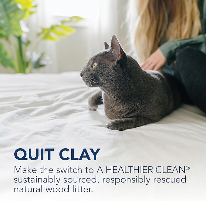 ökocat Multi-Cat Wood Clumping Cat Litter, Unscented, 26 pounds XL - Natural Ingredients, Obliterates Odors with Natural Odor Neutralizer, Clumps Solid, 99% Dust Free, Great for Multiple Cats