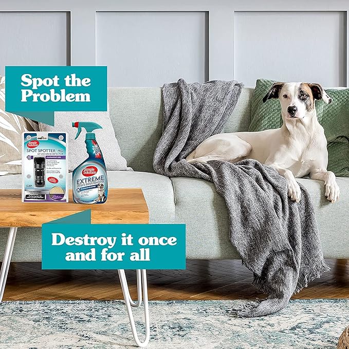 Simple Solution Spot Spotter UV LED Urine Detector Spot and Eliminate Pet Urine Stains and Odours