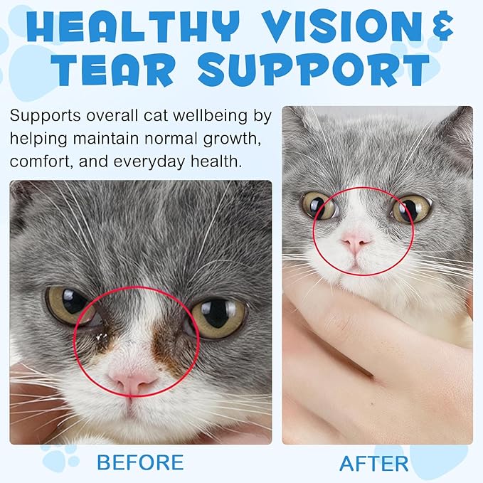 ALIVO L-Lysine for Cats, Immune Support Drops for Cats Feline Respiratory Health, Sneezing & Runny Nose - Pet Liquid Supplement for Eye Function & Cat Cold Relief - Chicken Flavor, 2 fl oz / 60 ml