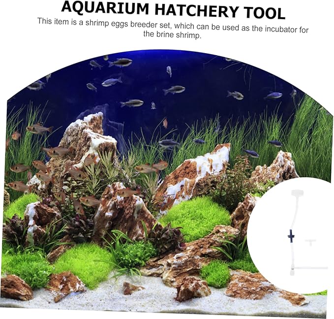 Toyvian 2sets Artemia Incubation Kit DIY Shrimp Hatchery Aquarium Incubator Kit Bottle Accessories