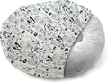 Round Dog Bed Covers Replacement Washable, Dog Bed Washable Cover, for All Shapes (Small (Up to 27″), Doodle Dogs)