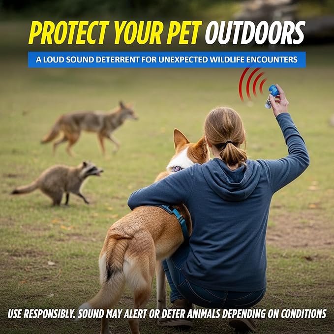 Dog Bark Deterrent Device, Air Horn for Dogs, Loud Blow Horn for Dog Training & Behavior Redirection, Barking Stopper, Jumping, Fighting, and Chasing, Humane Anti Barking Device for Dogs