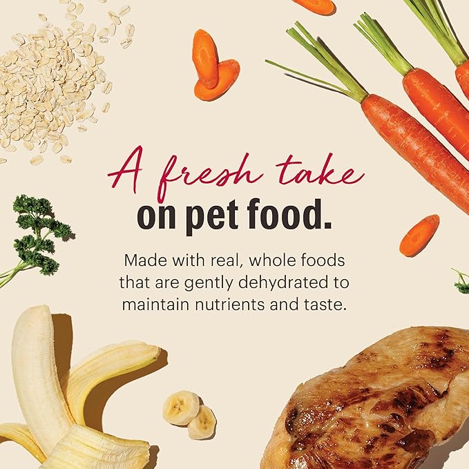 The Honest Kitchen Human Grade Wholemade™ Dehydrated Whole Grain Dog Food - Complete & Balanced Meal or Topper - Chicken 4 lb Box