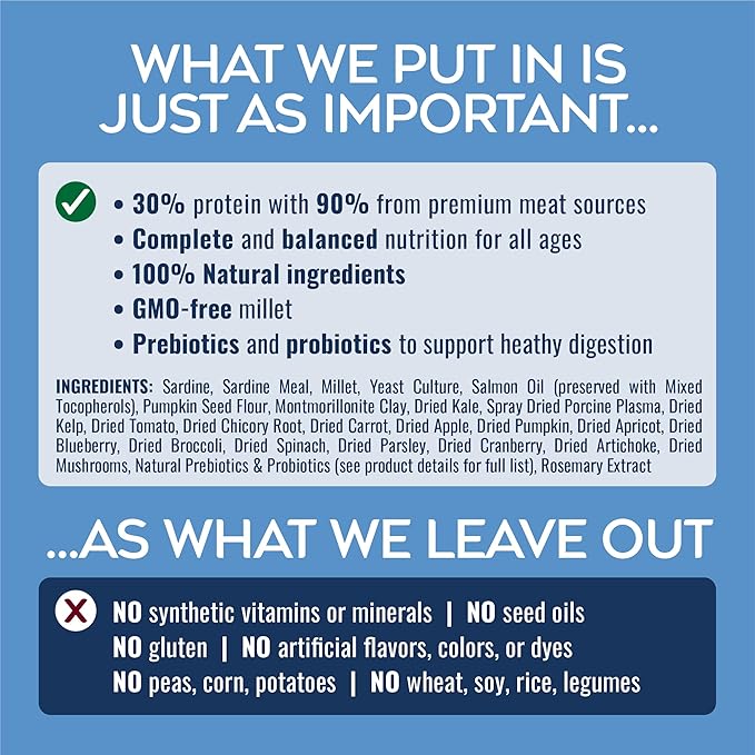 Nature’s Logic Pure Naturals™ 100% Natural Sardine Recipe Synthetic-Free Dry Dog Food, 24 lbs