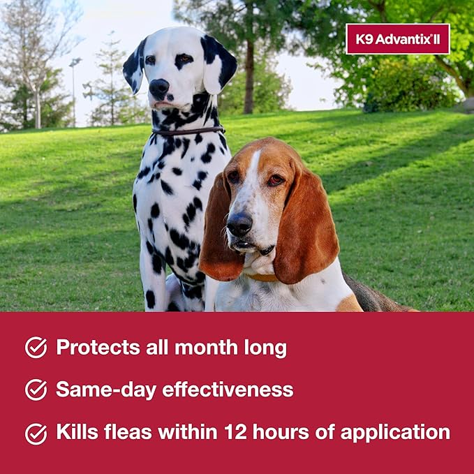 K9 Advantix II Small Dog Vet-Recommended Flea, Tick & Mosquito Treatment & Prevention | Dogs 4-10 lbs. | 6-Mo Supply