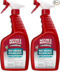 Nature's Miracle Advanced Platinum No More Marking,24 Ounces,Helps Discourage Repetitive Pet Marking,(Pack of 2)