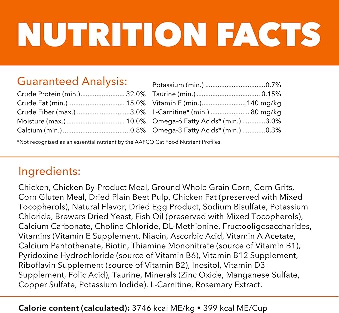 IAMS Proactive Health Dry Cat Food, Healthy Cat Food Dry Recipe for Adults, with Chicken 16 lb. Bag