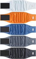 5 Pack Dog Diapers Male Reusable, Premium Belly Bands for Dogs, High Absorbing Male Dog Pee Wraps for Doggie in Incontinence or Excitable Urination and Training Gray XL