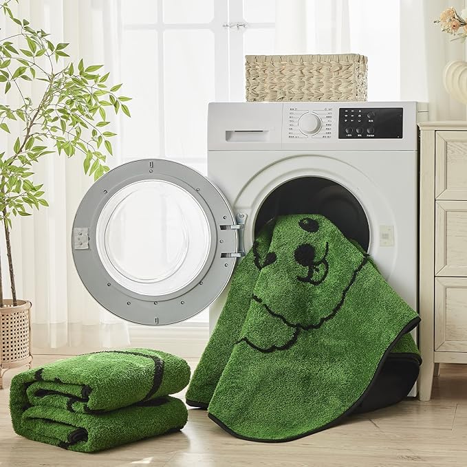 Qeils Reusable Puppy Pads, Washable Pee Pads for Dogs 2 Pack Durable Absorbent Leakproof Dog Training Pads for Home or Travel, Non-Slip Wee Wee Pads Potty Pads 36"x41"