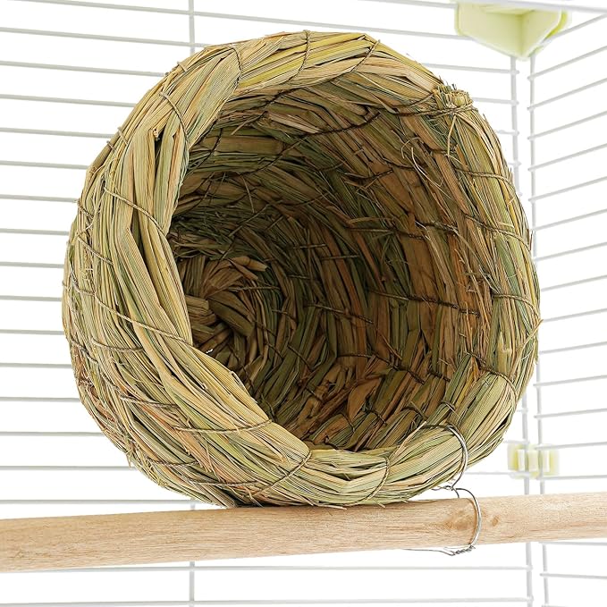 18.5x12x30 in Iron Flight Bird Cage, 2 Tiers Freestanding Parakeet Bird Cage, Pigeons Parrot Birdcage, Large Parakeets Cage with 4-6 Birds Capacity